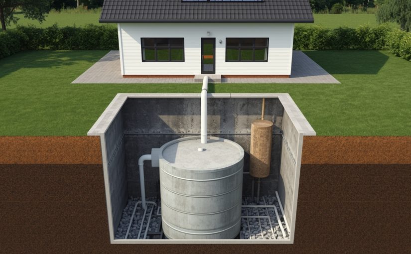 Pełny poradnik dotyczący wyboru, osadzenia oraz bezpiecznej obsługi betonowego zbiornika na nieczystości
